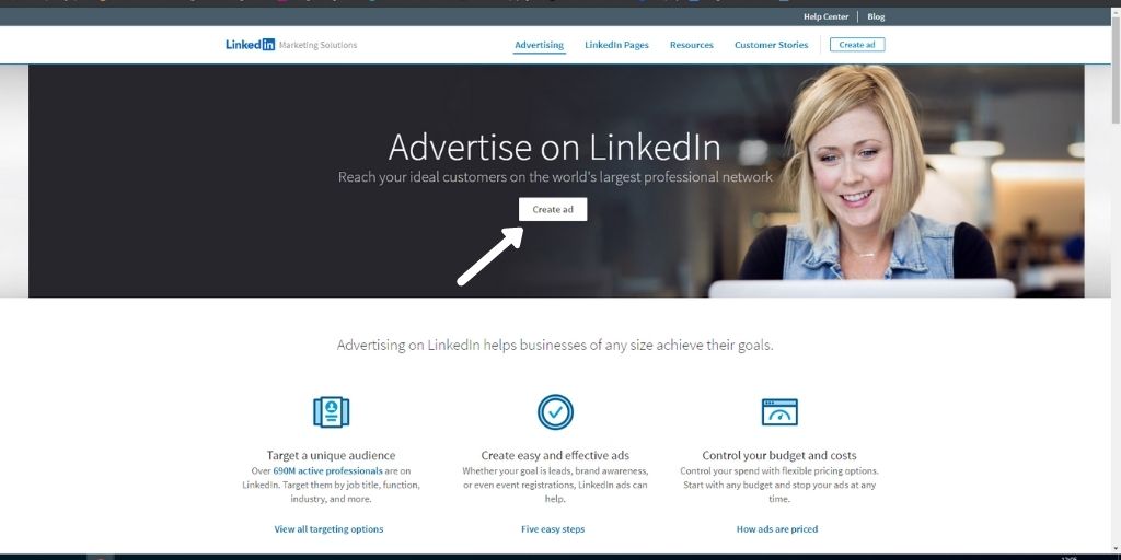 Use LinkedIn Ads
