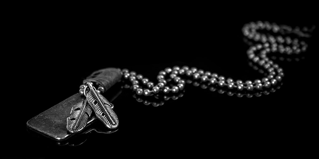 black background