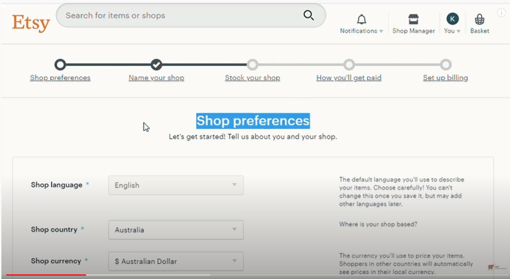 shop reference etsy