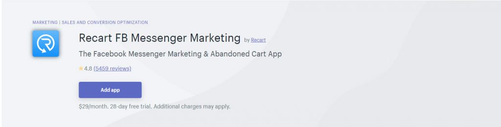 Top shopify apps 2020 Recart